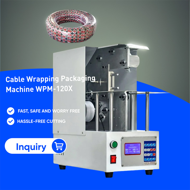 Semi-Auto Cable Wrapping Packer WPM-120X Video