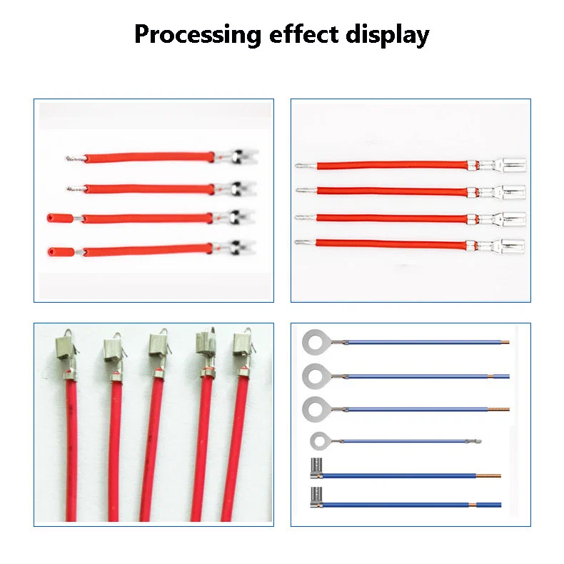  Automatic cable stripping crimping and twisting machine, This automatic crimping machine