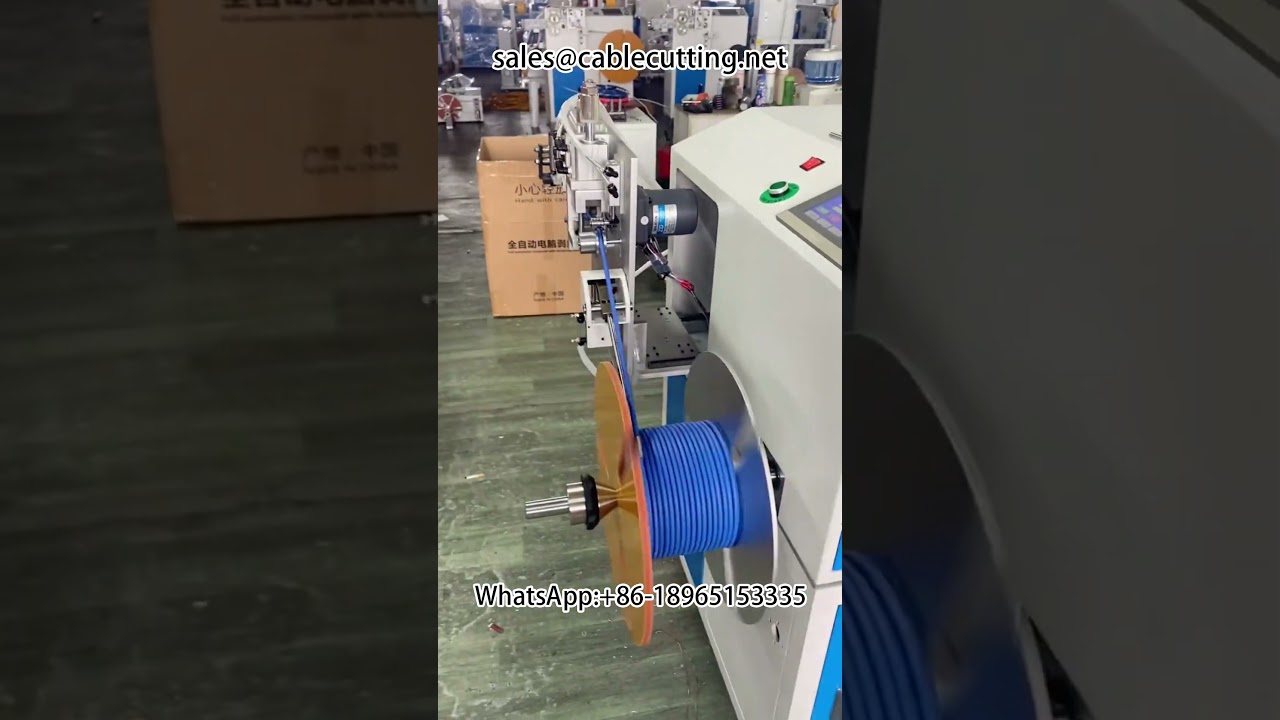 Wire Winding and Rewinding Machine for Harness, Cable, and Audio Wire Processing