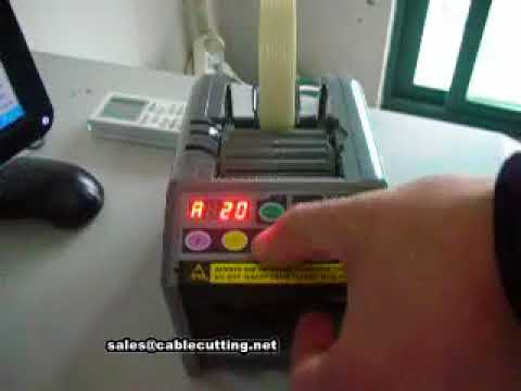 automatic tape dispenser six sections cutting with Memory function