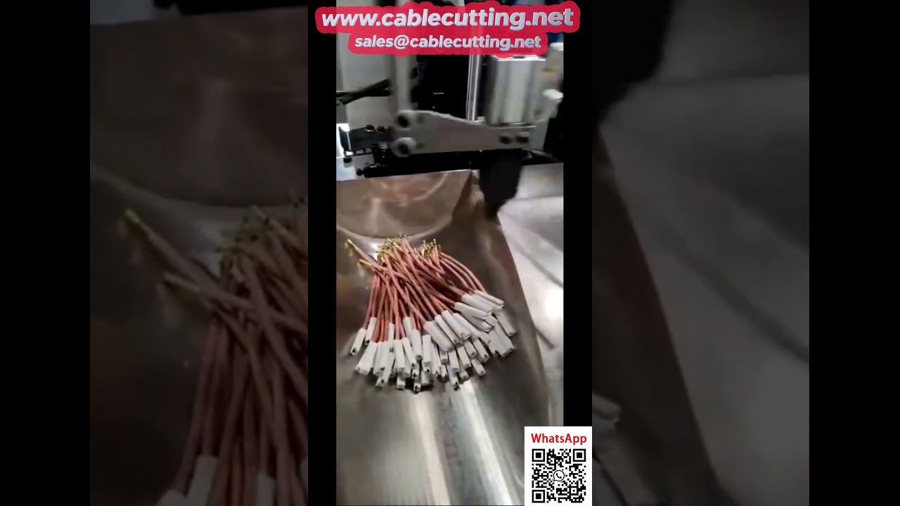 Máquina automática de crimpado doble cabeza y inserción de carcasa en una cabeza