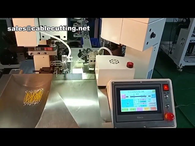Automatic Both-End Terminal Crimping Machine for Wire Processing
