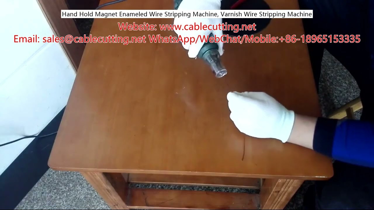 Hand Hold Magnet Enameled Wire Stripping Machine, Varnish Wire Stripping Machine