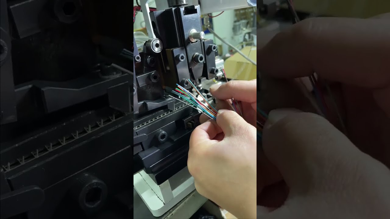 Button Type Continuous Strip Terminal Machine Debugging OK Perfect Effect Ready to Ship #factory