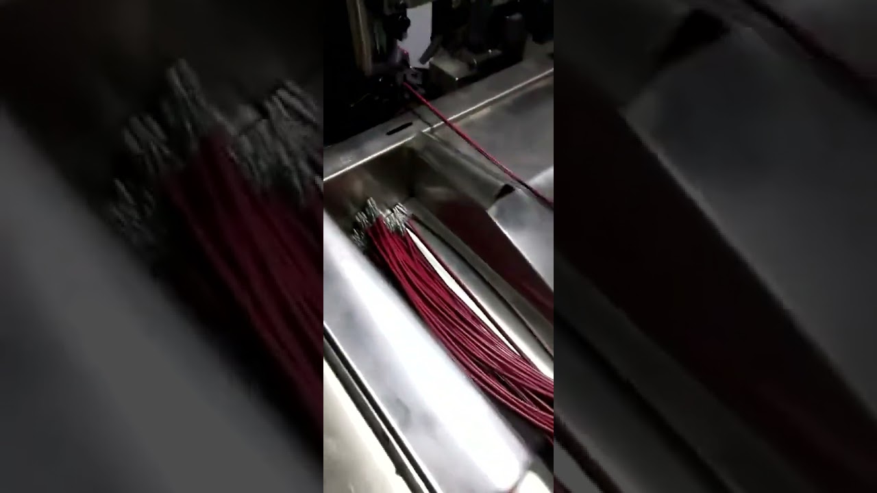 Fully Automatic Terminal Machine for Speaker Connection Wire Processing #factory #machine