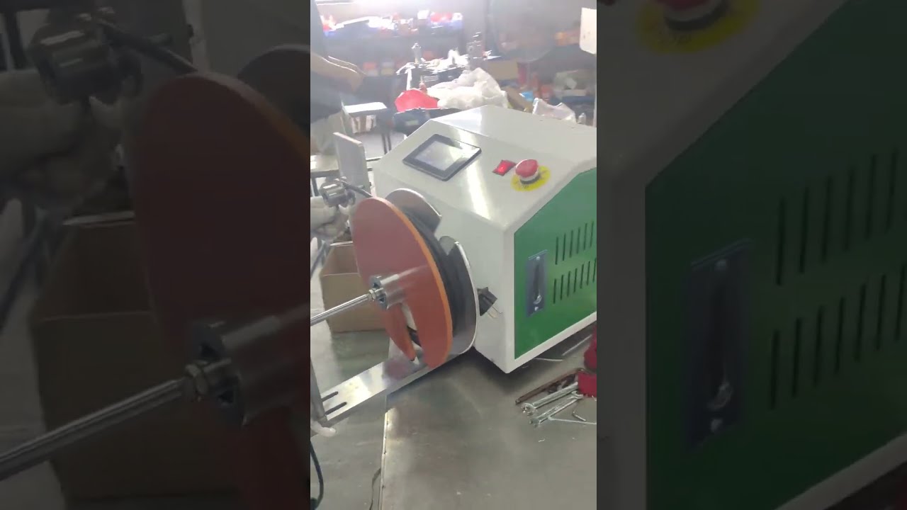Wire & Power Cord Traversing Coiling Machine #factory #machine #automobile