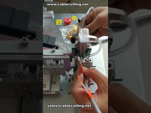 Automatic Flag Labeling Machine for Wires   Stable & Smooth # Wire Harness Equipment