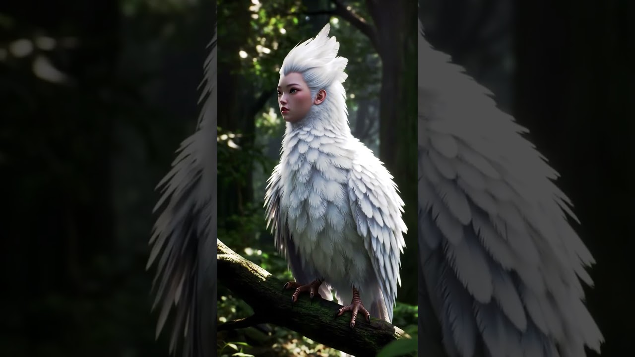 A divine bird is surprisingly found deep in the forest. #birds