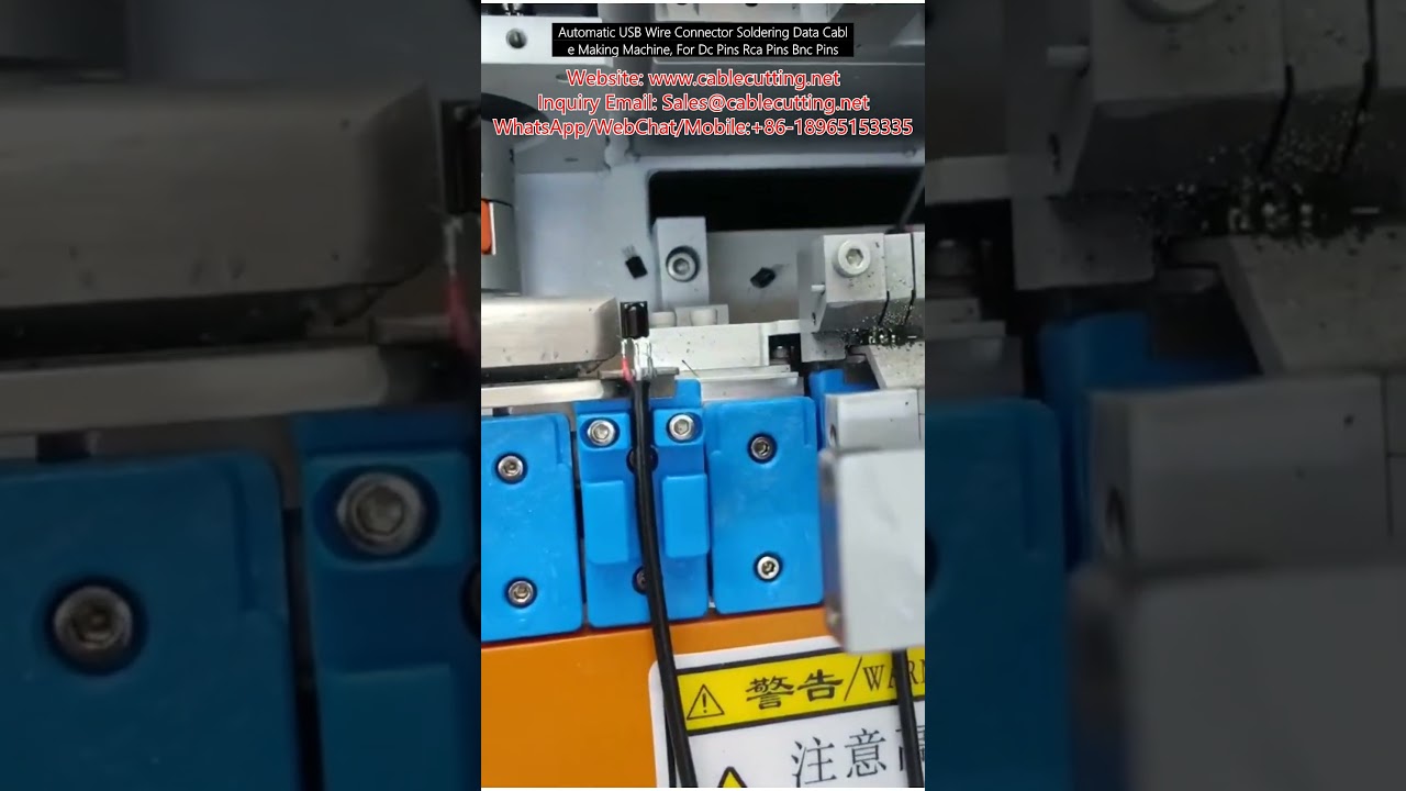 Automatic USB Wire Connector Soldering Data Cable Making Machine, For Dc Pins Rca Pins Bnc Pins
