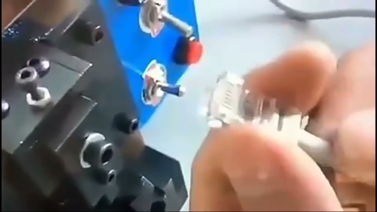 Rj45 Wire Assemble Machine Optical Cable Joint Machine Telephone Net Cable Making Machine Crimping