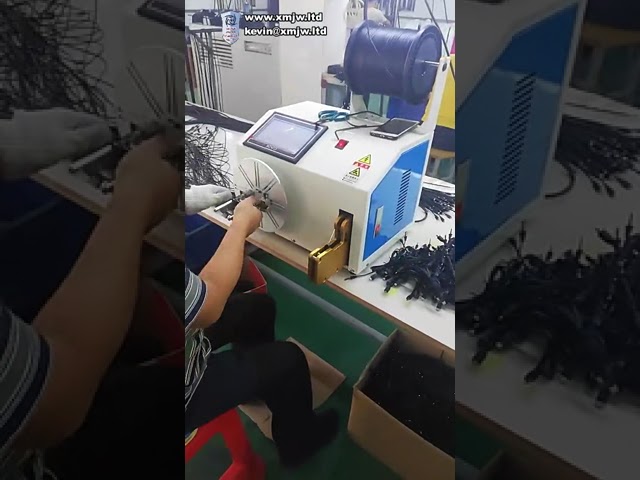 Semi automatic Cable Winding And Tying Machine With Hd Touch Screen