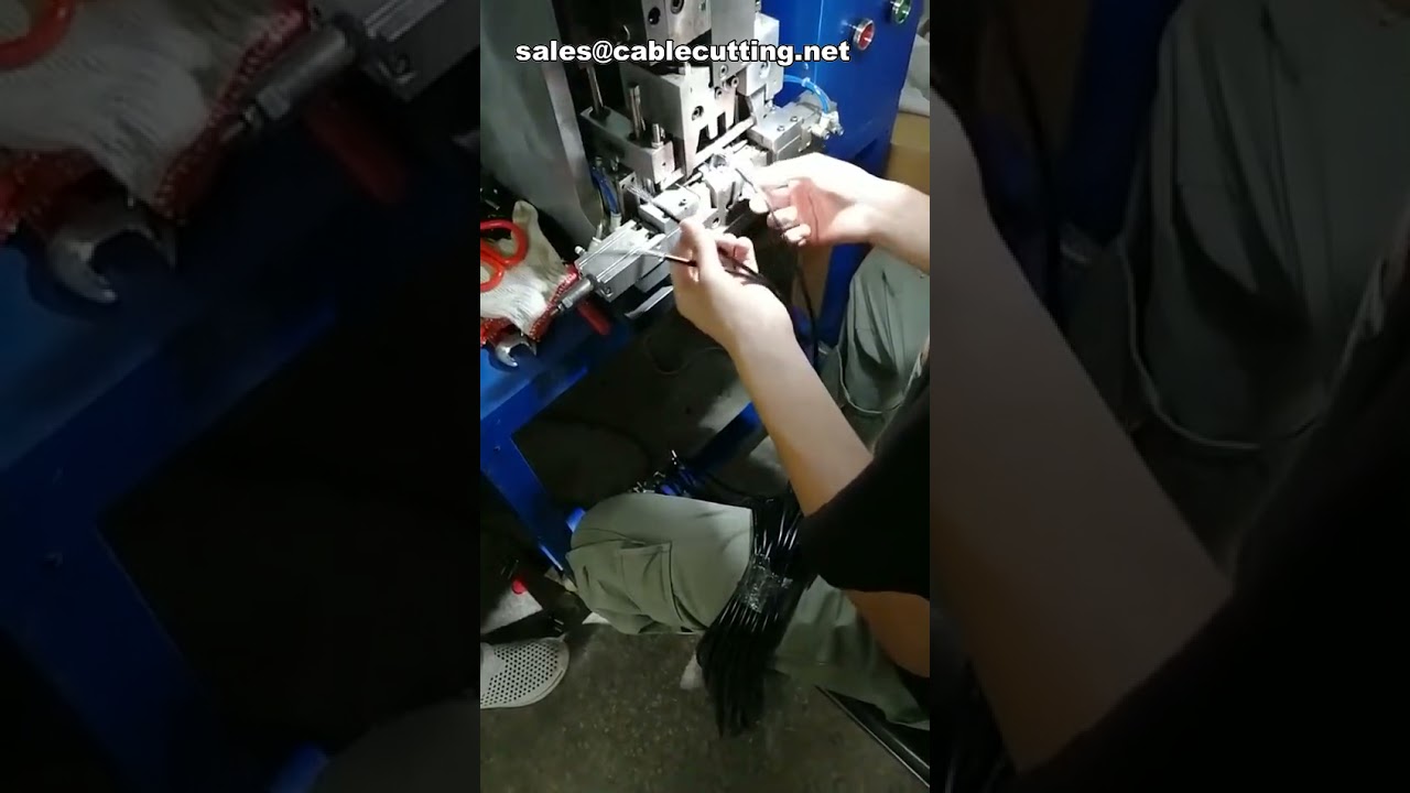 Automatic Plug Insert Crimping Machines For French Plug And Mid East Plug Insert