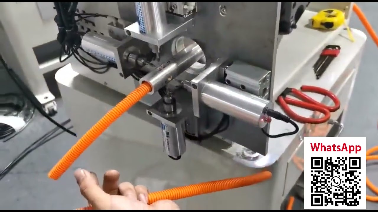 Corrugated Tube Cutting, Slitting, and Punching Machine | Automated Wire Harness Processing