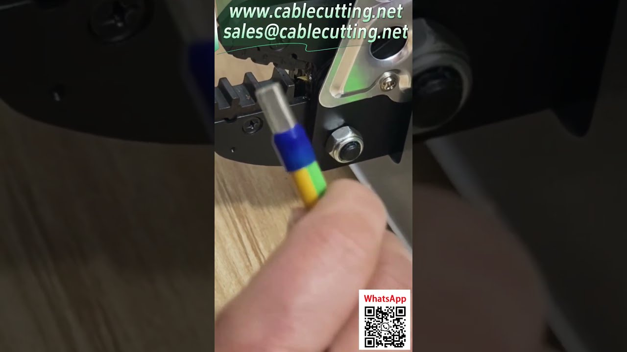 電動壓接機  壓接25平方管型端子