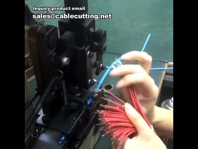 Automatic Wire Crimping Machine for Thick Wires and Terminals