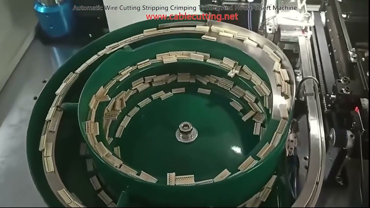 Automatic Wire Cutting Stripping Crimping Tinning And House Insert Machine
