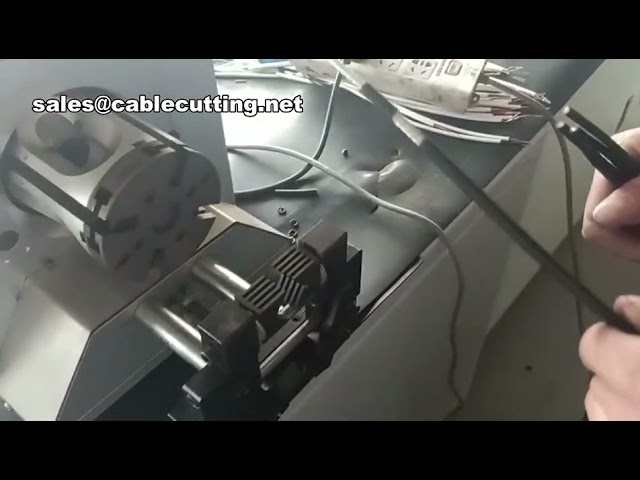Coaxial Wire Big Stripper Computerized Cutting And Cable Stripping Machine Coax Cable Strip,New Ener