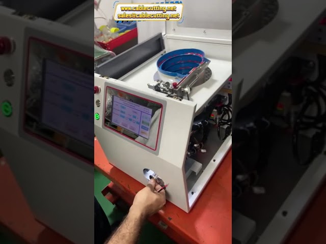 Ferrule Terminal Stripping and Crimping Machine | Wire Stripping and Insulation Terminal Crimping