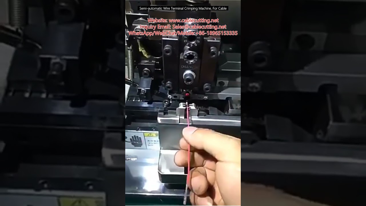 Semi automatic Wire Terminal Crimping Machine, For Cable