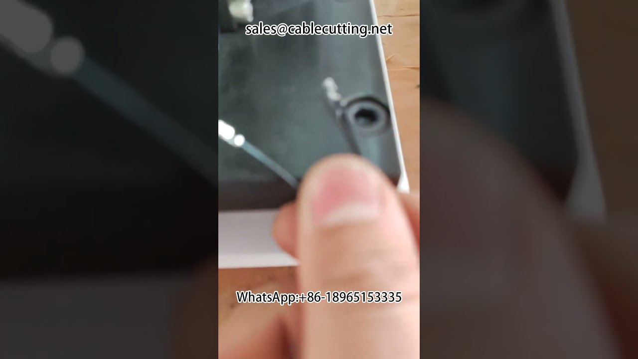 Stripping and punching integrated terminal machine #stripping machine #harness Equipment #terminal m