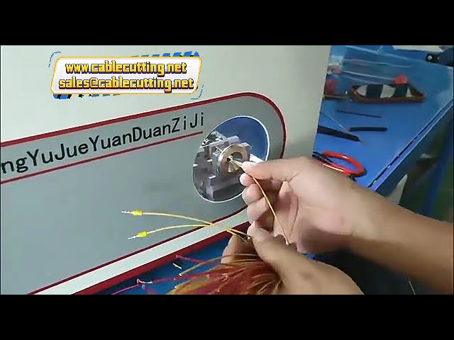 Vibrating plate cold pressed granular round tube terminal pre insulated tube type terminal stripping