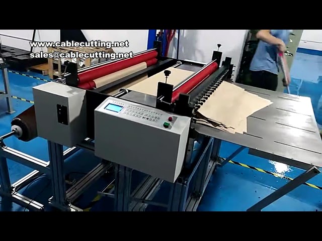 Dustproof Cloth Cutting Machine, Wrapping Paper & Reflective Film Automatic Film Cutter