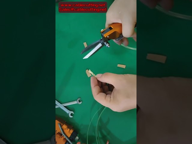 Hand Held Industrial Pneumatic Scissors Press Plate Type Wire Cutter