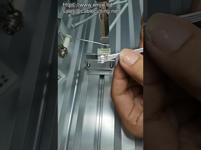 Semi-Automatic Cable Wire to Circuit Board Soldering Machine