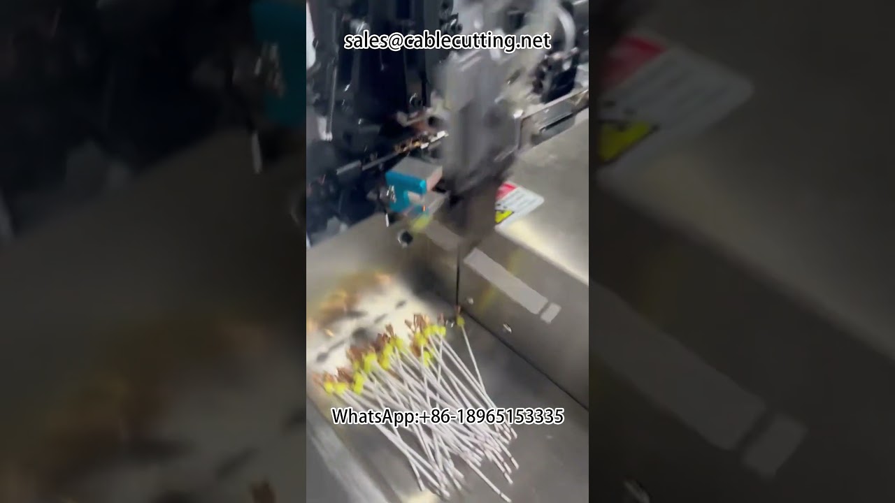 Automatic single penetration waterproof plug stripping crimping machine #stripping machine #multifun