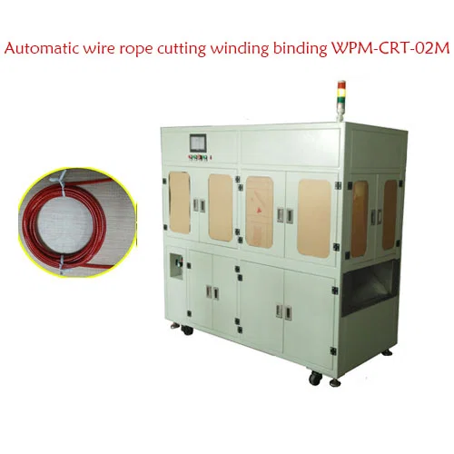 Auto Wire Rope Cut Coil Bind WPM-CRT-02M - Auto Cutting Winding Binding Machine