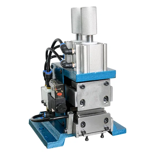 Vertical Pneumatic Wire Stripping Machine - Multi-Core Wire Stripper Twister
